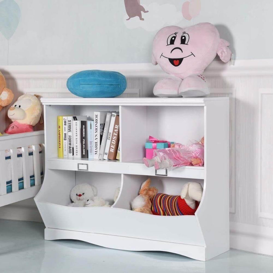 Modern Children Storage Bookshelf Bookcase Toy Organizer - Image 0