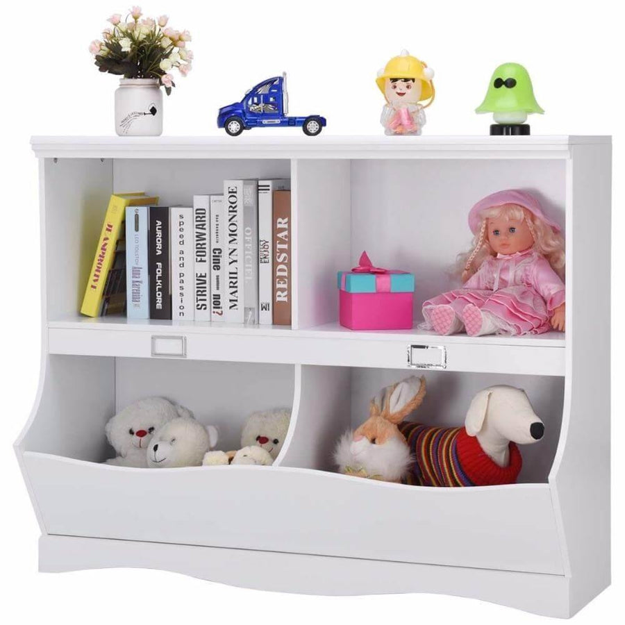 Modern Children Storage Bookshelf Bookcase Toy Organizer - Image 2