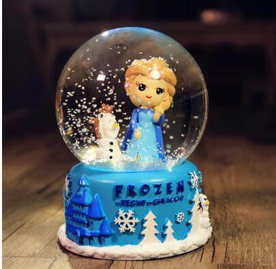 Creative LED Crystal Ball Music Box Glowing light Night Decor - Image 5