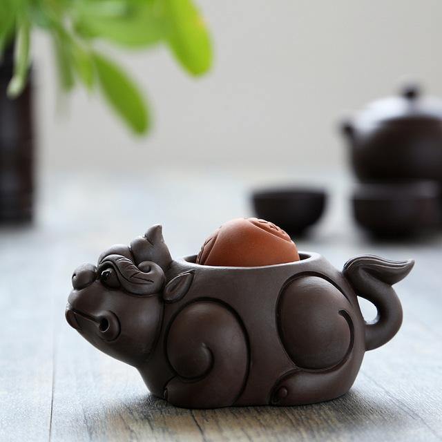 Japanese Creative Toad Tea Pet Set