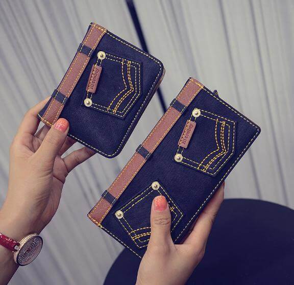 Creative Jeans Style Exquisite Women Wallet - Image 0