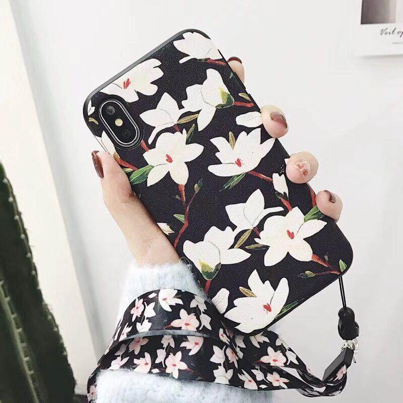 Fresh Camillia Flower Soft Silicone Iphone Cases - Image 2