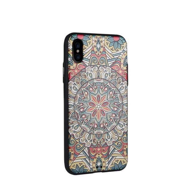 High Quality 3D Relief Print Soft Iphone X Case - Image 7