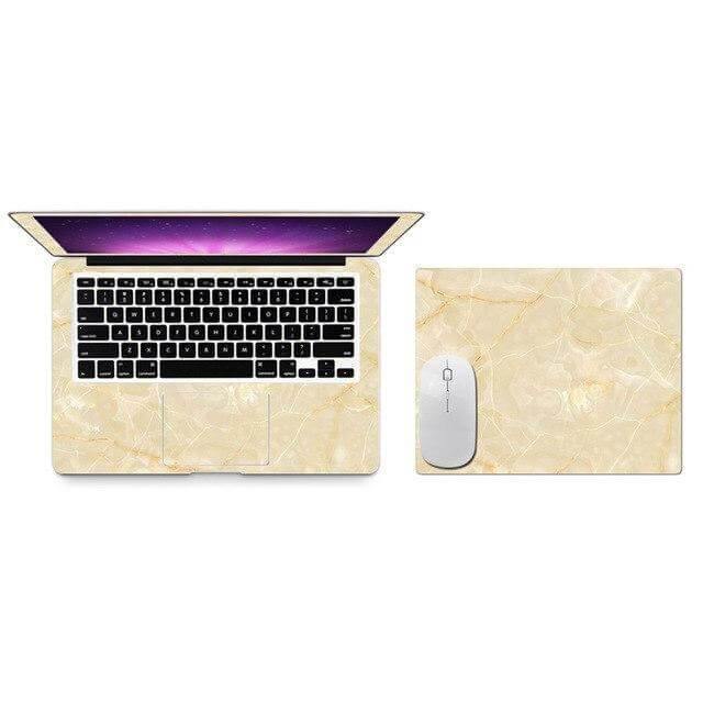 Marble Color Full Cover Macbook Stickers