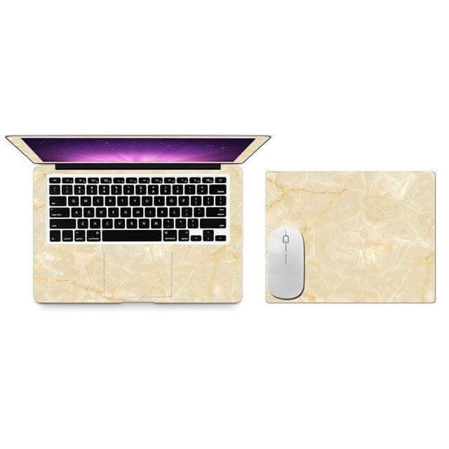 Marble Color Full Cover Macbook Stickers - Image 2