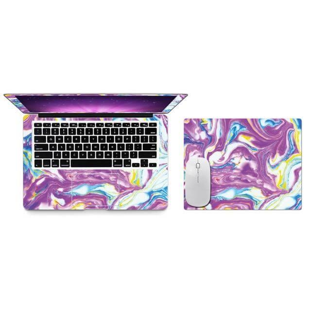 Marble Color Full Cover Macbook Stickers - Image 8