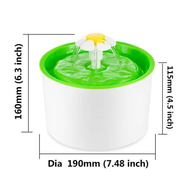 Automatic Flower Style  Water Fountain for Pet - Image 3