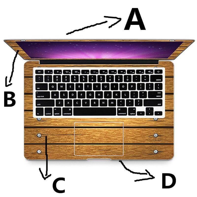 Marble Color Full Cover Macbook Stickers - Image 18