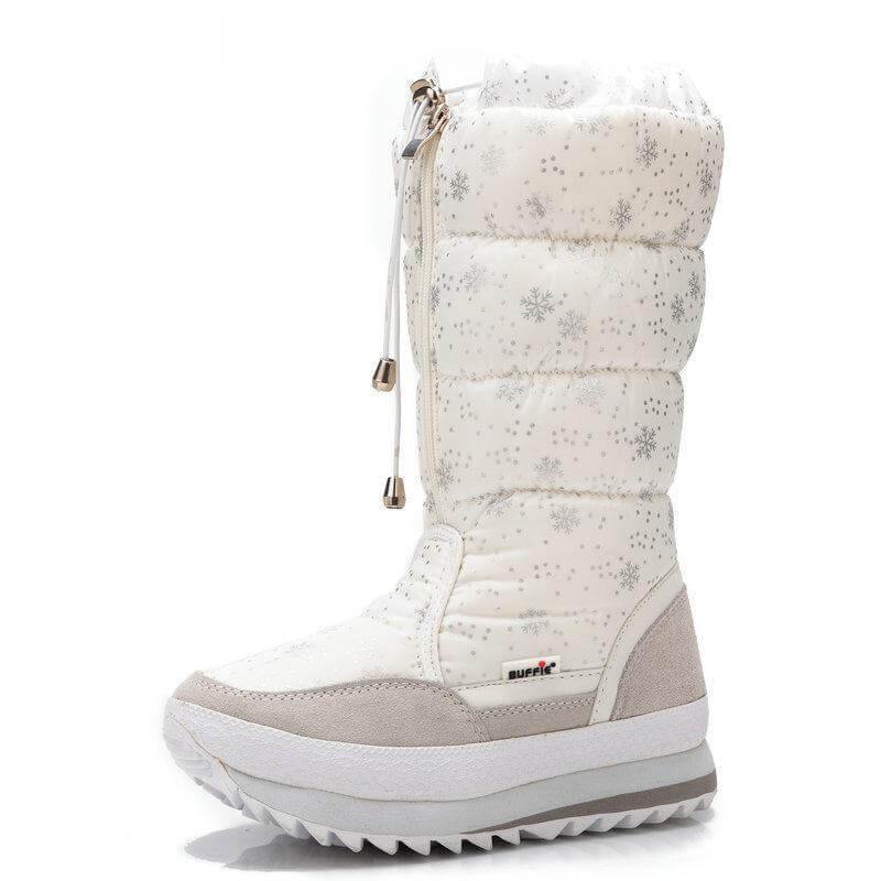 Long Sleeve Plush Warm Winter Boots for Women - Image 1