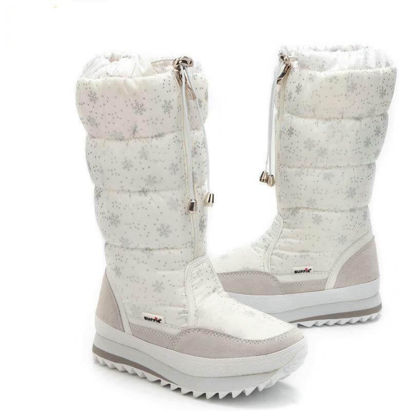 Long Sleeve Plush Warm Winter Boots for Women - MaviGadget