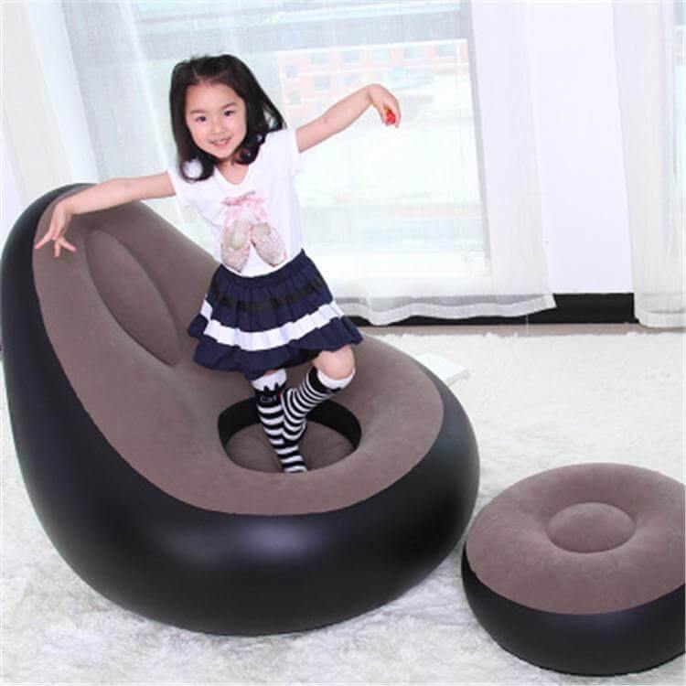 Comfy Modern Beanbag Cushion Sofa - Image 1