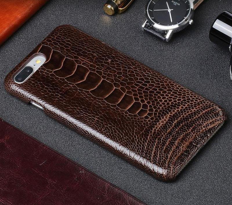 Luxury Natural Ostrich Foot Skin Iphone Cases - Image 0