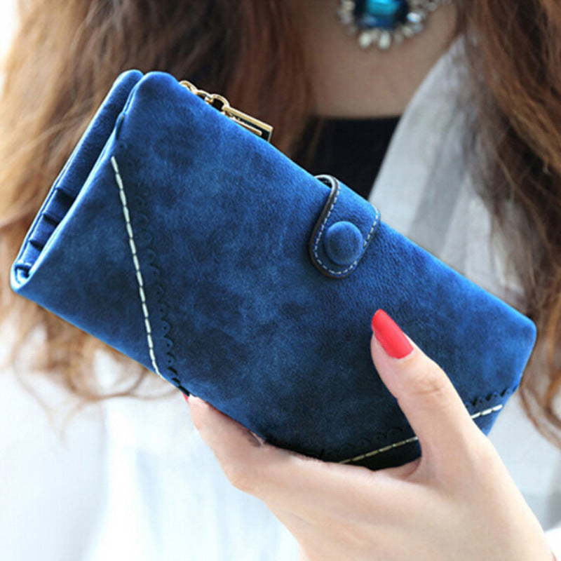 Retro Matte Leather Women Purses - Image 12