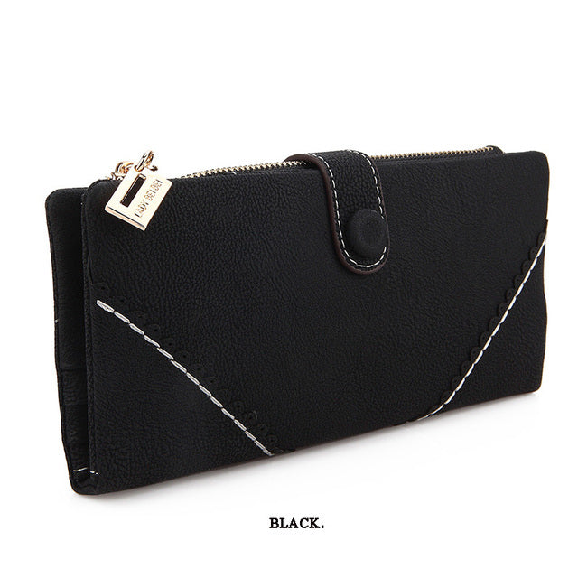 Retro Matte Leather Women Purses - Image 6