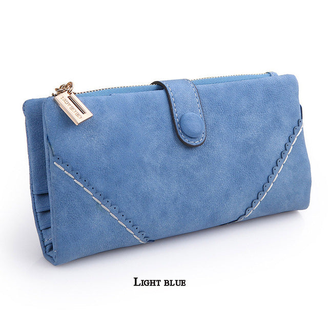 Retro Matte Leather Women Purses - Image 5