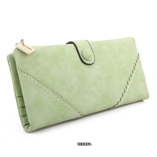 Retro Matte Leather Women Purses - Image 9