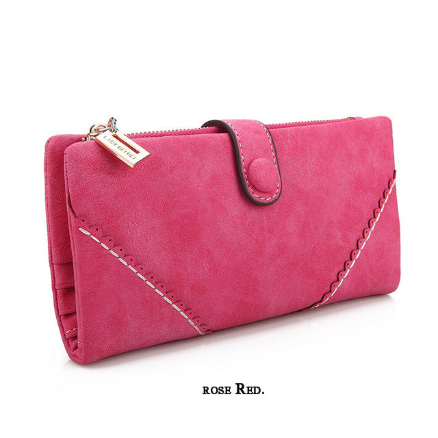 Retro Matte Leather Women Purses - Image 8