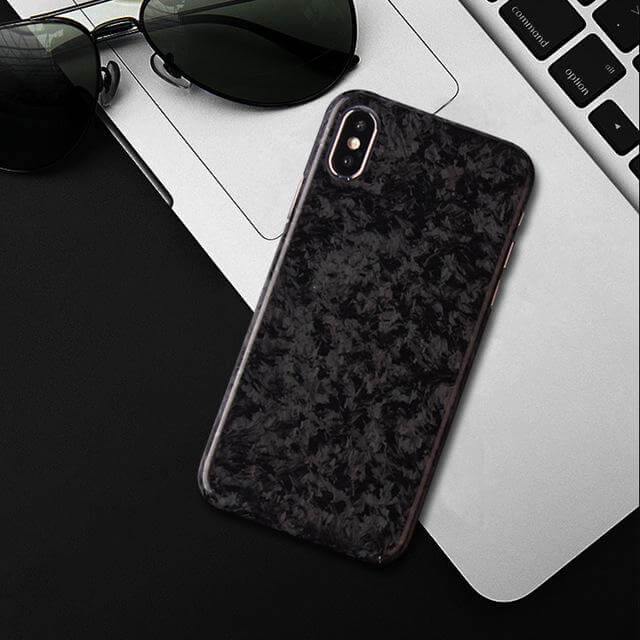 Luxury Real Carbon Fiber Phone Case Marble Iphone Case - Image 2