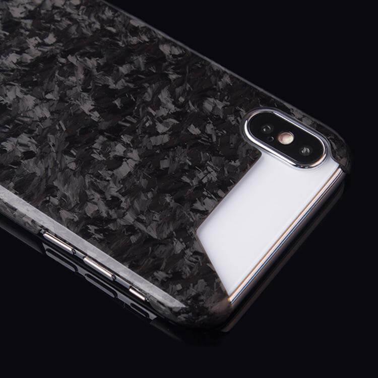 Luxury Real Carbon Fiber Phone Case Marble Iphone Case - Image 1