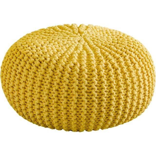 Nordic Creative Knitted Bean Bag Chair - Image 4
