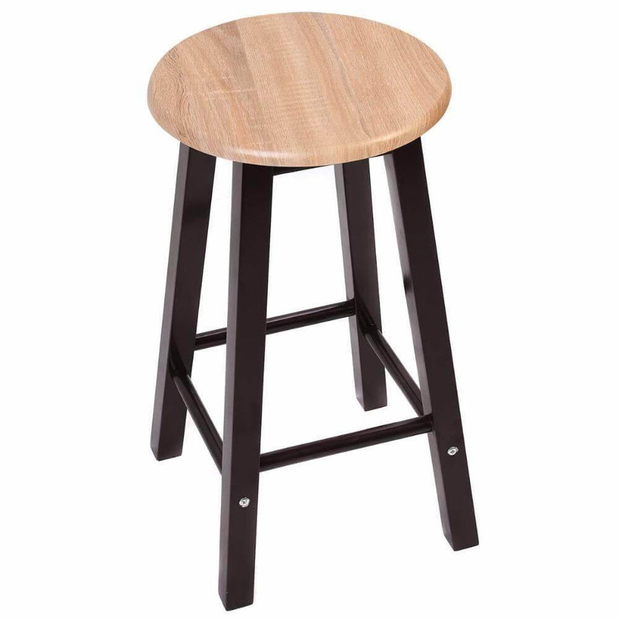Wood Kitchen Island Table with 2 Stools - Image 2