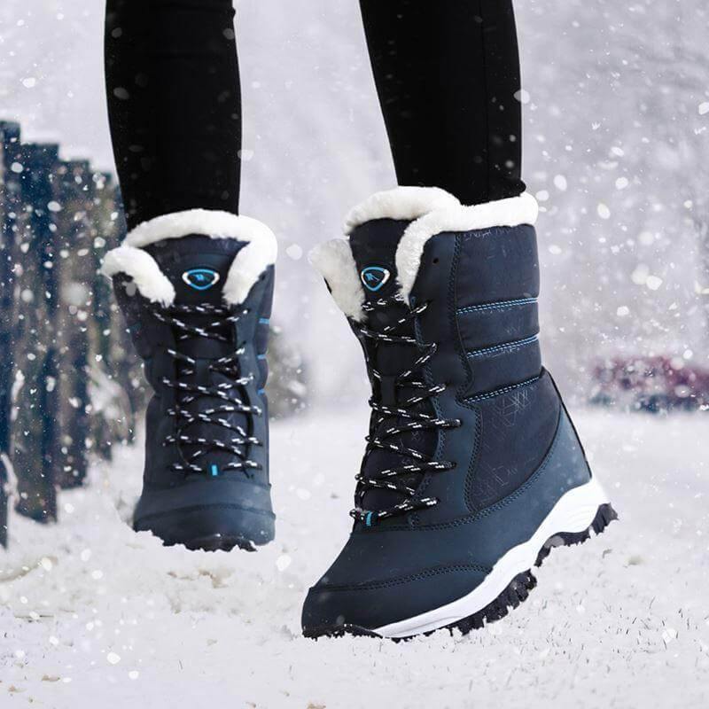 Thick Warm Waterproof Modern Winter Boots for Women - Image 0