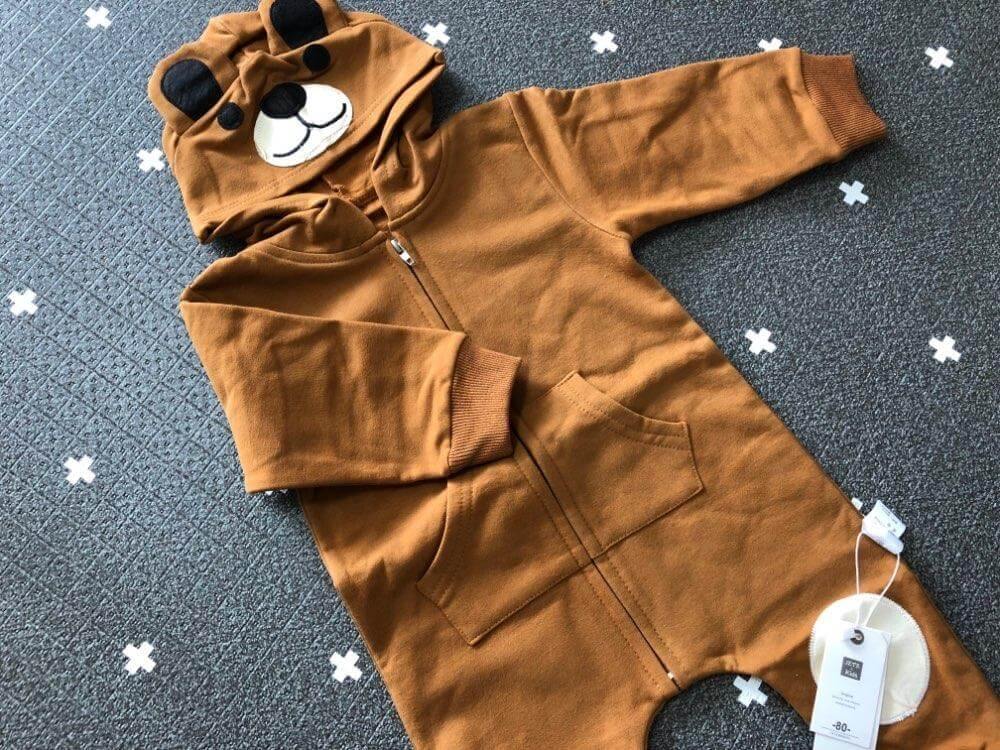 Cute Animal Bear Baby Onesie