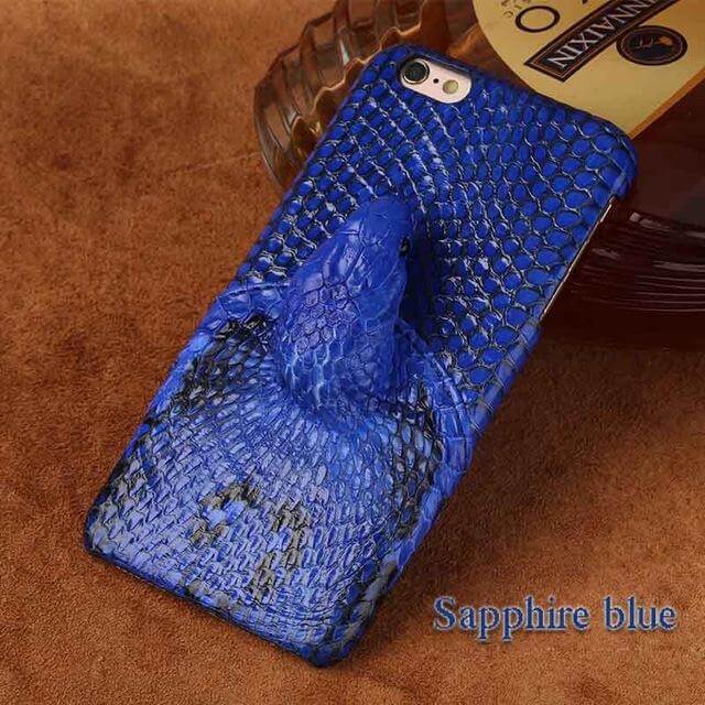 Custom Real Snake Skin Iphone Cases with Snake Head design - Image 6
