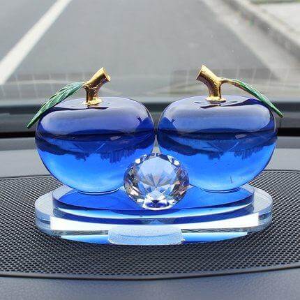 Clear Apple Ornaments Empty Bottle Car Perfume - Image 2