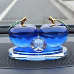 Clear Apple Ornaments Empty Bottle Car Perfume - MaviGadget