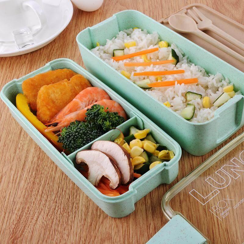 3 Layers Healthy Material Lunch Box - MaviGadget