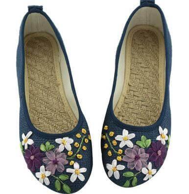 Vintage Ballerina Flat Shoes - Image 0