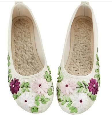 Vintage Ballerina Flat Shoes