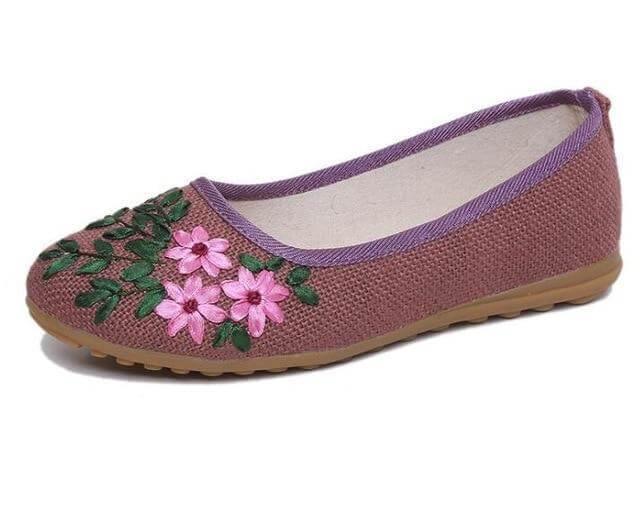 Vintage Ballerina Flat Shoes