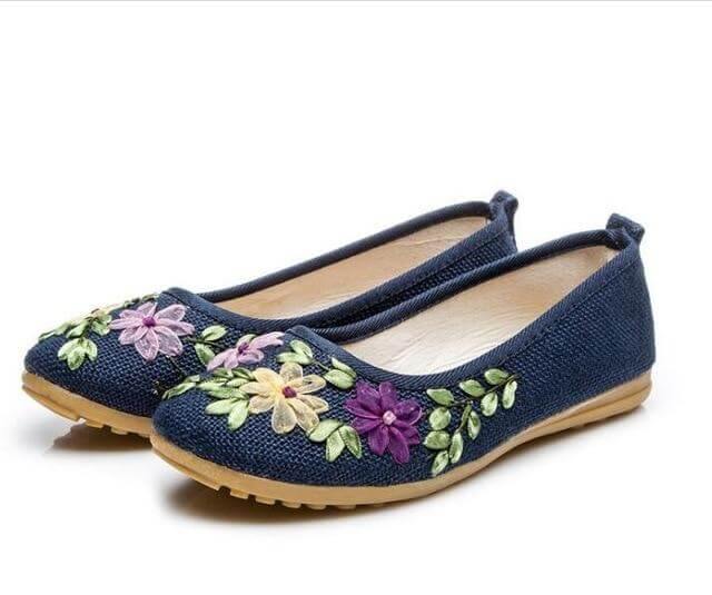 Vintage Ballerina Flat Shoes - Image 9