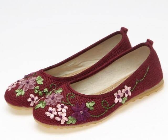 Vintage Ballerina Flat Shoes - Image 7