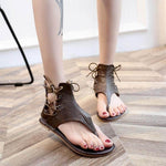 Women Vintage Gladiator Sandals Flip-Flops - MaviGadget