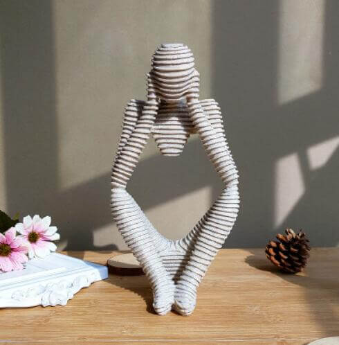 Creative European Thinking Character  Sculpture Home Decoration - Image 2