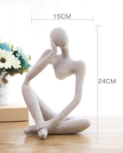 Creative European Thinking Character  Sculpture Home Decoration - Image 3