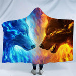 3d Ice and Fire Wearable Hooded Blanket - MaviGadget