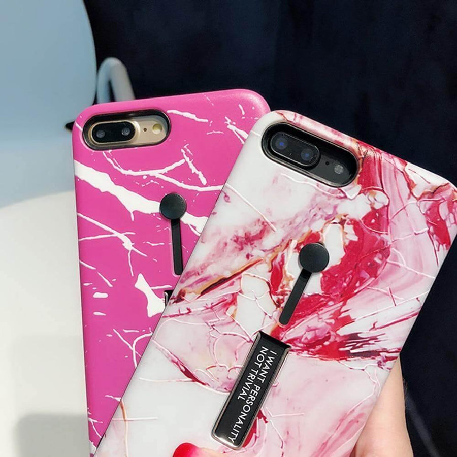 Marble Pattern Soft Silicon Iphone Case - Image 1