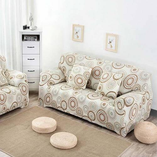 Universal Modern Colorful Cute Loveseat Sofa Covers - Image 4