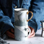 European Marble Porcelain Mug