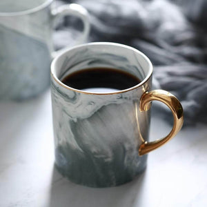 European Marble Porcelain Mug - Image 0