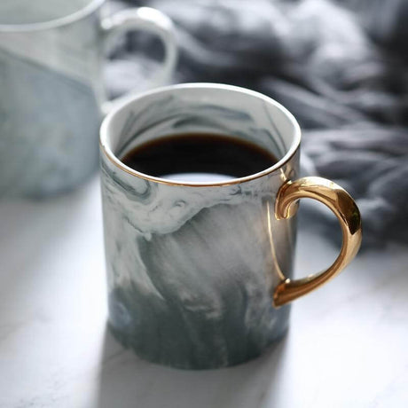 European Marble Porcelain Mug - Image 0
