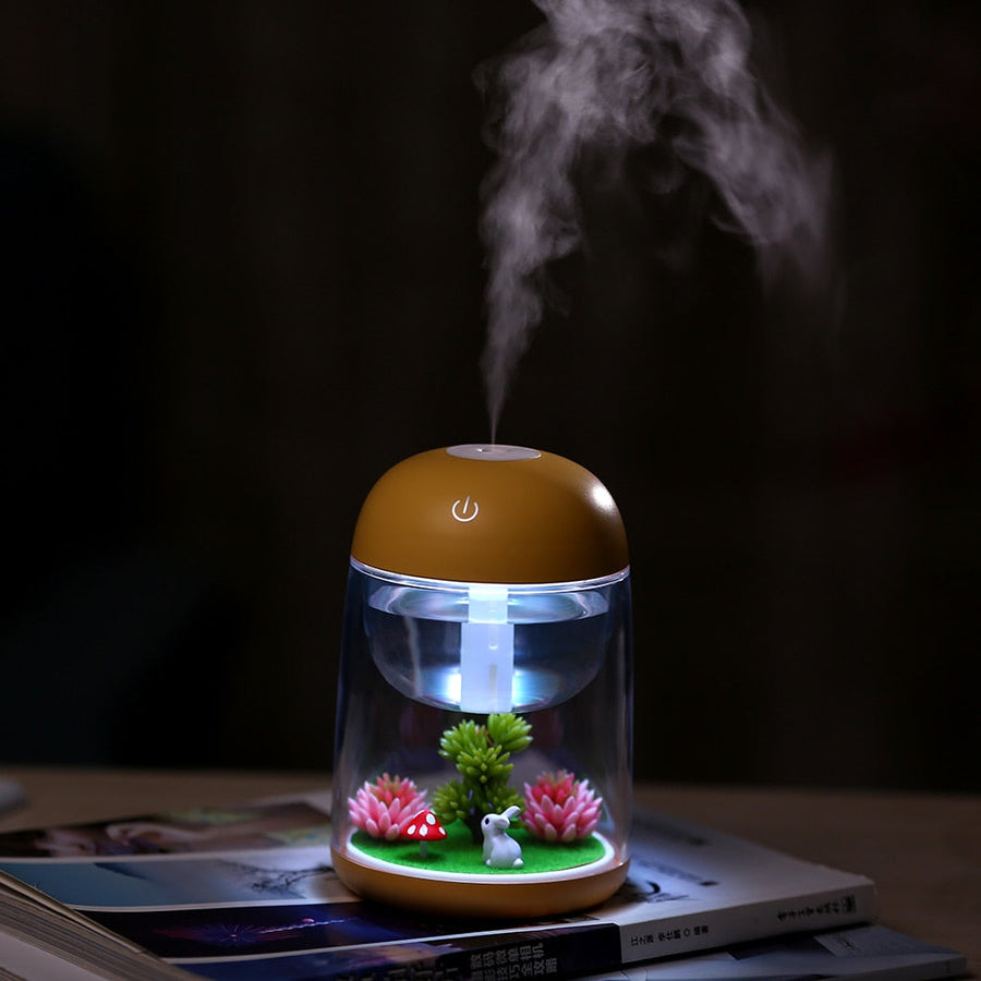 Mini LED Mist Forest Transparent Humidifier - Image 1