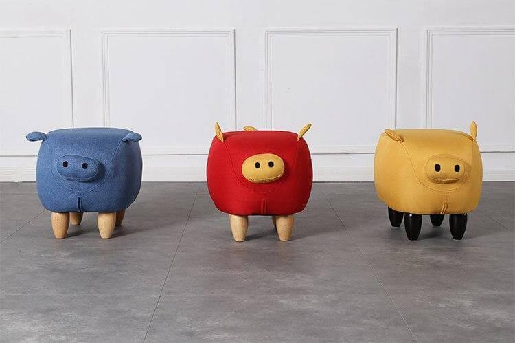 Creative Small Scandinavian and Simple Ottoman - Image 0