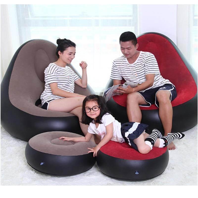 Comfy Modern Beanbag Cushion Sofa - Image 7