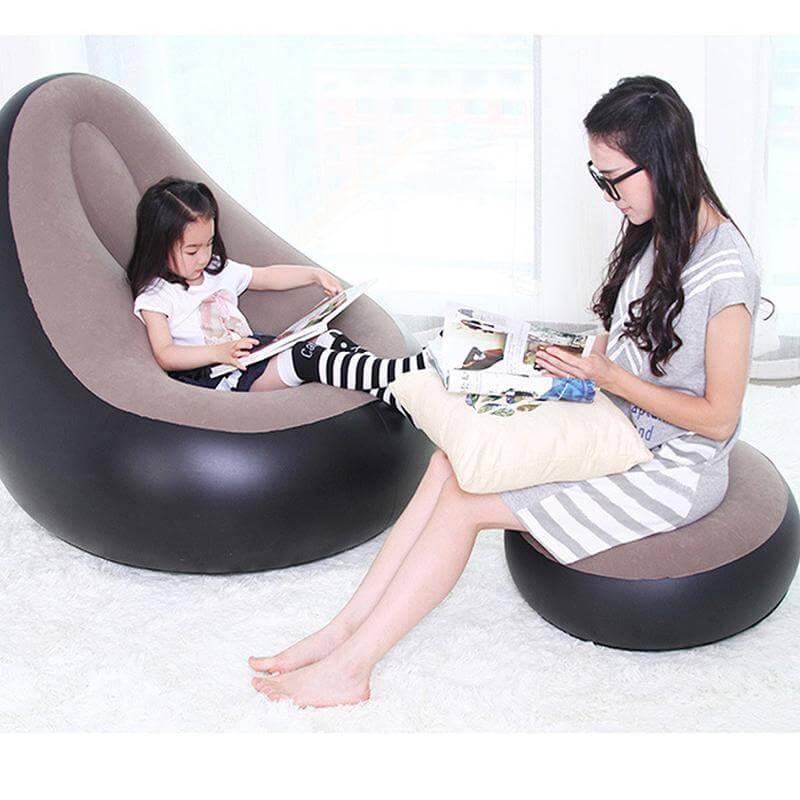 Comfy Modern Beanbag Cushion Sofa - Image 9