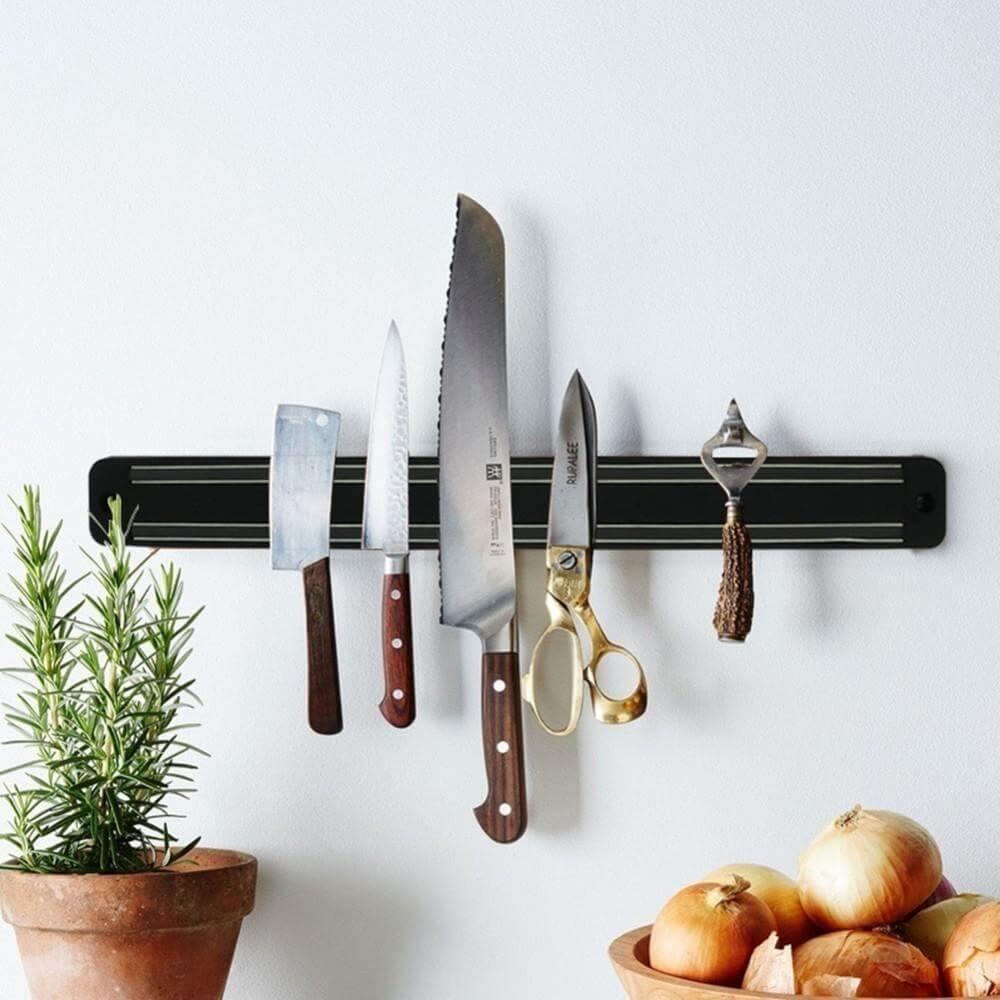 Wall Mount Magnetic Knife Holder - MaviGadget